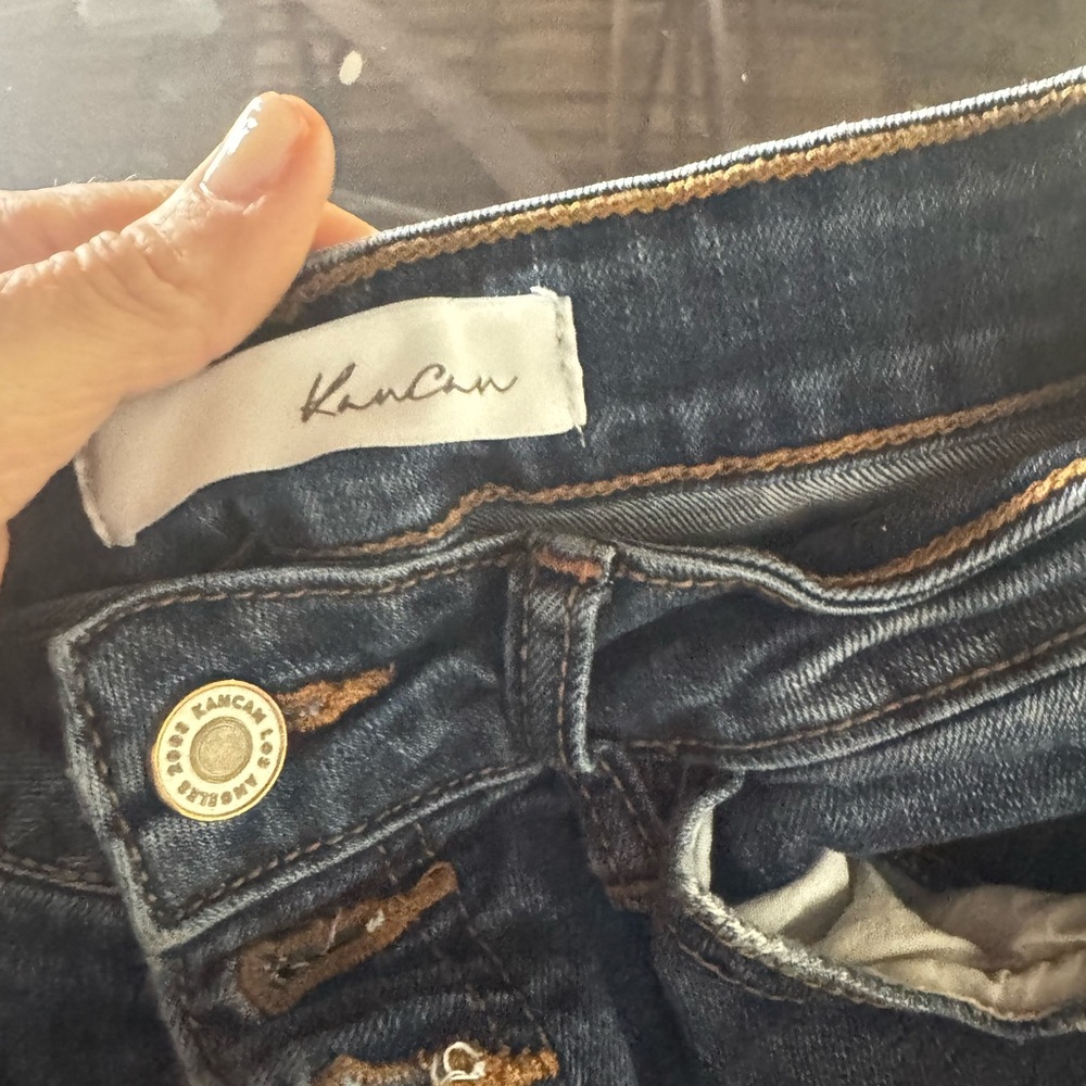 KanCan High Rise Dark Blue Jeans